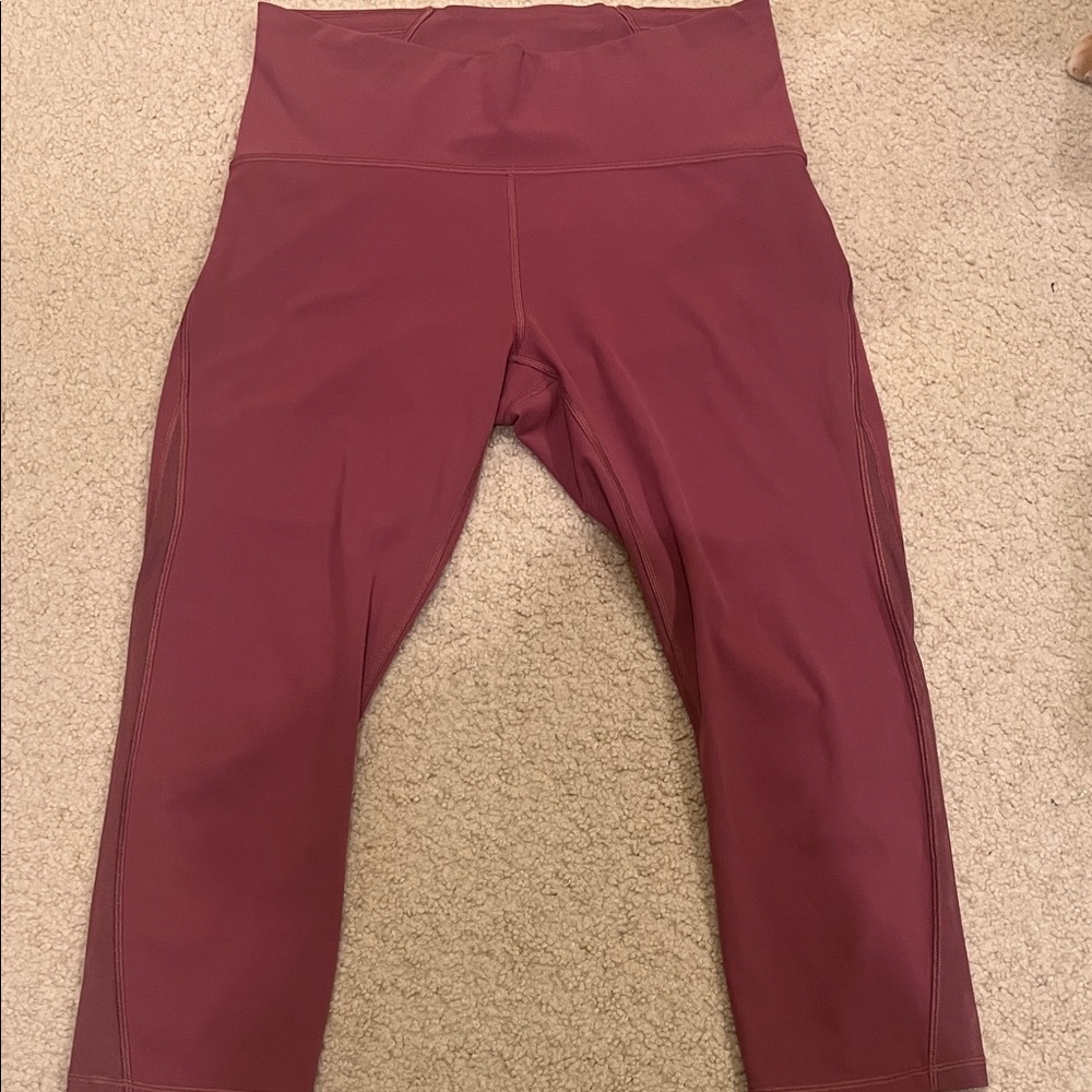 Lululemon Wunder Train Cropped Leggings